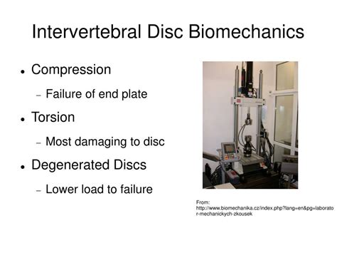 intervertebral disc mechanical test compression|intervertebral disc biomechanical testing.